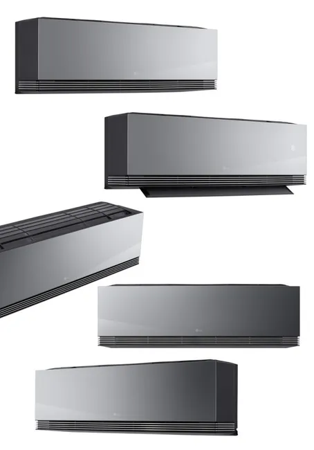 LG ARTCOOL AI Air in fünf Ansichten