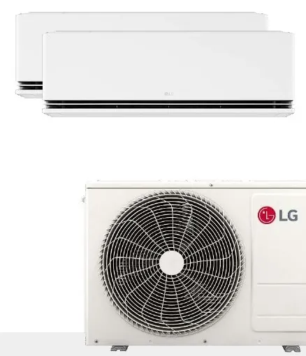 LG Multi-Split: zwei Innengeräte AI Air Deluxe an einem Außengerät